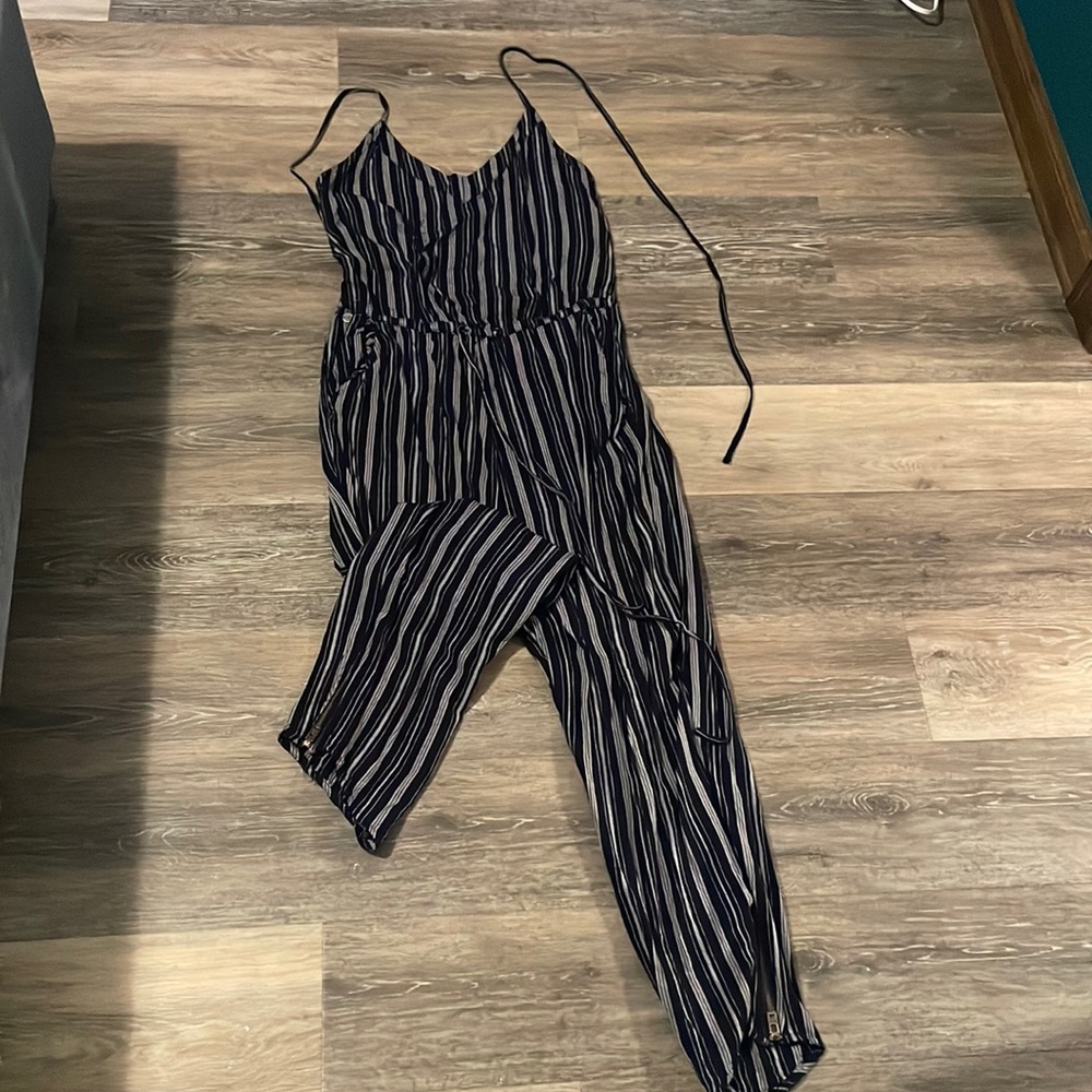 Tie back romper
